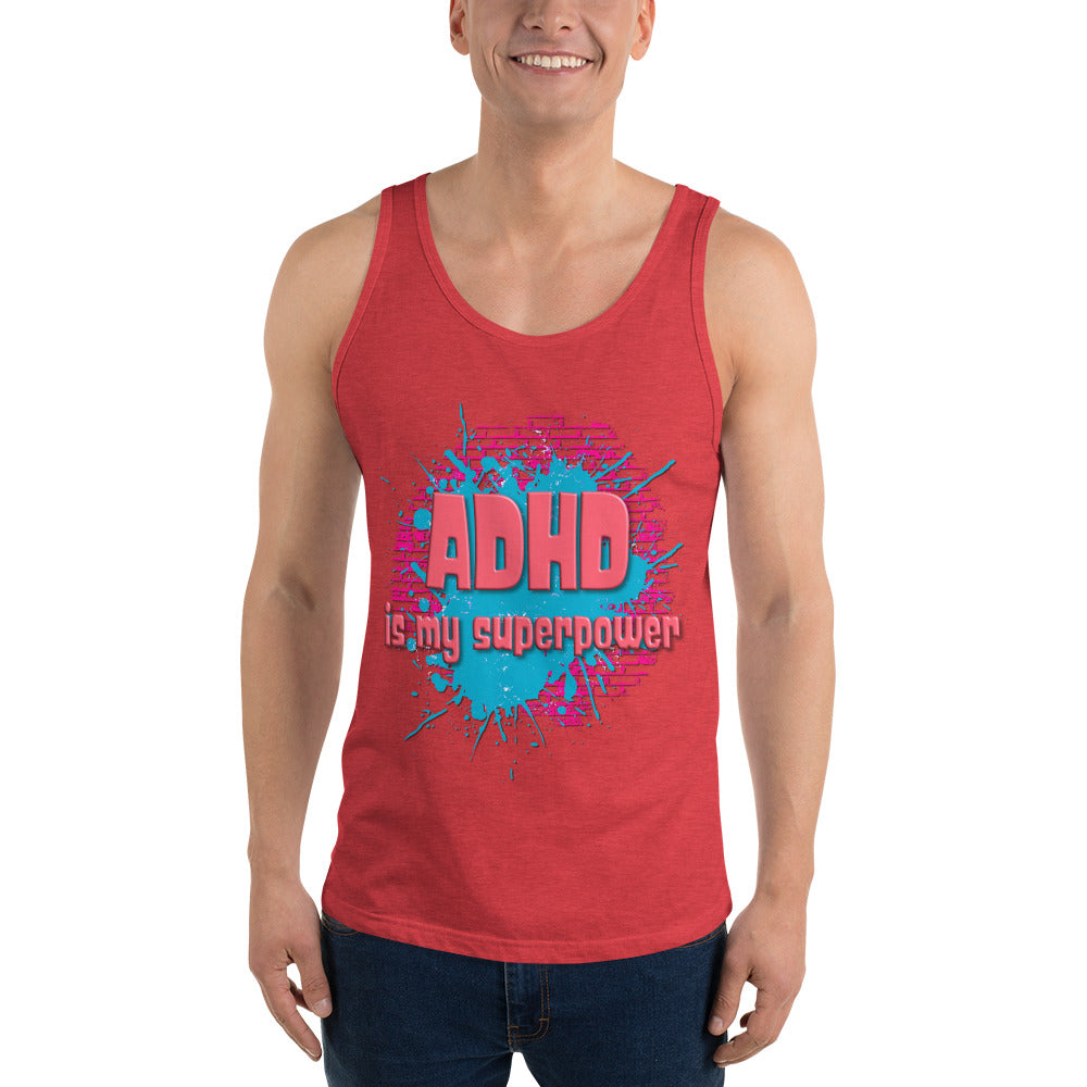 ADHD IS MY SUPERPOWER- Unisex Tank Top