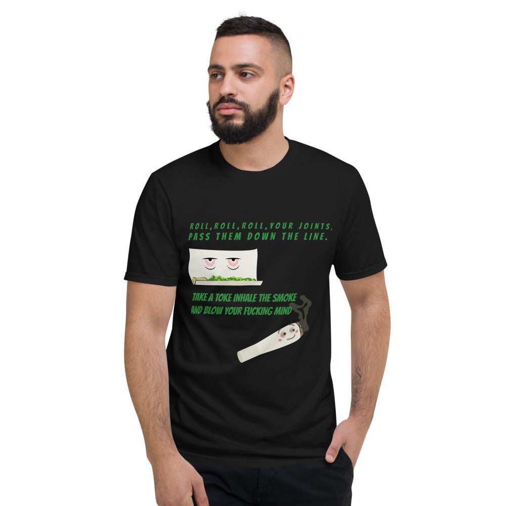 ROLL YOUR JOINT- Unisex Short-Sleeve T-Shirt