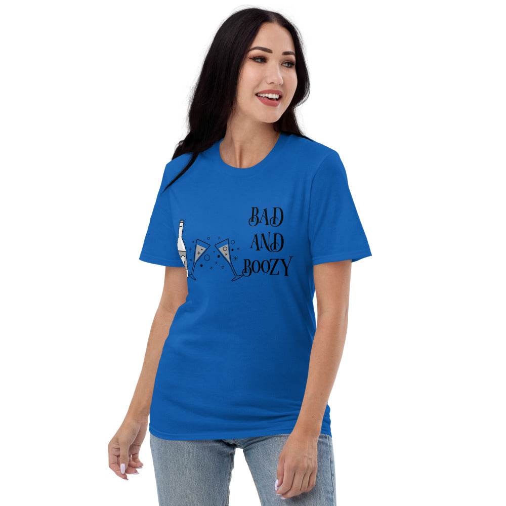 BAD AND BOOZY- Unisex Short-Sleeve T-Shirt