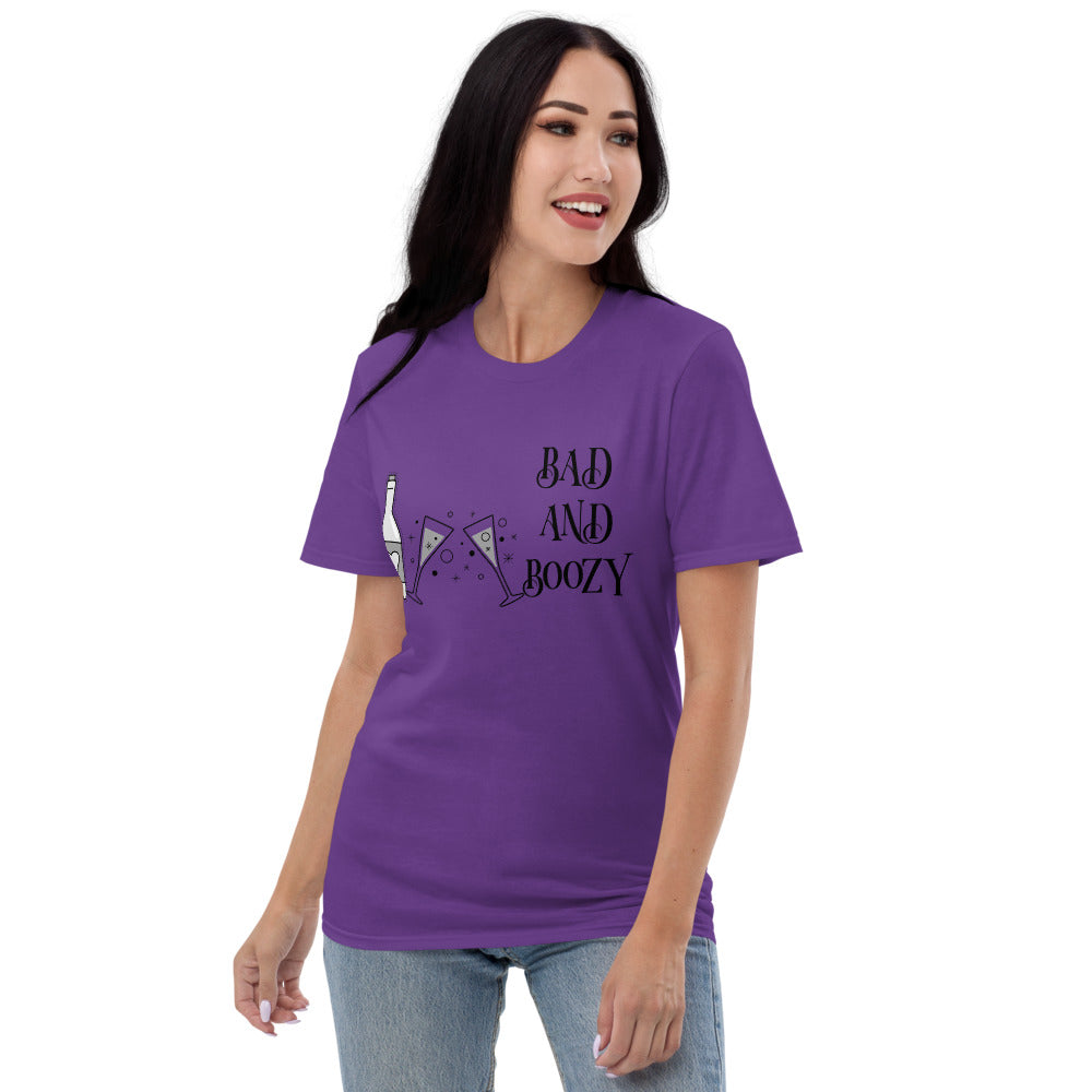 BAD AND BOOZY- Unisex Short-Sleeve T-Shirt
