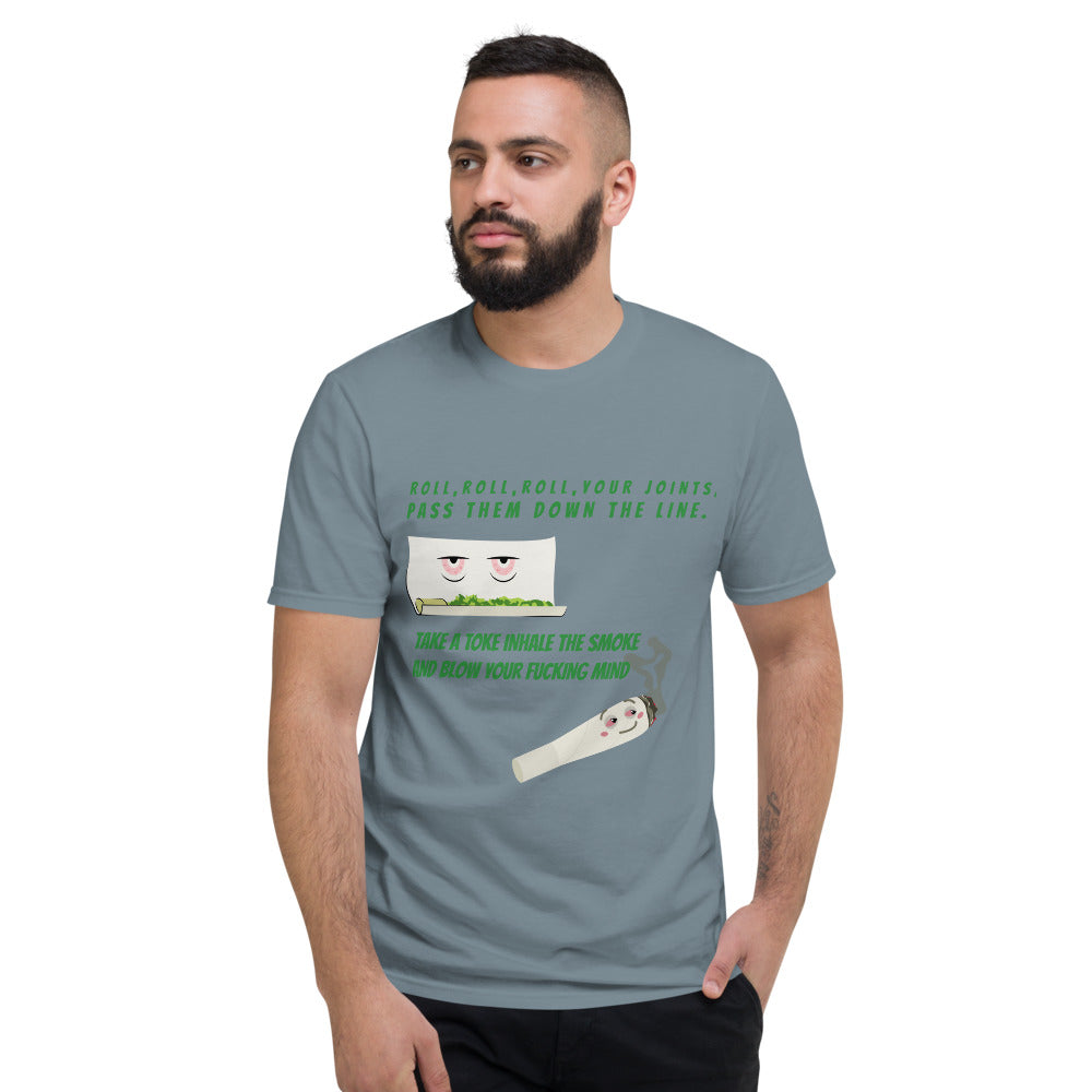 ROLL YOUR JOINT- Unisex Short-Sleeve T-Shirt