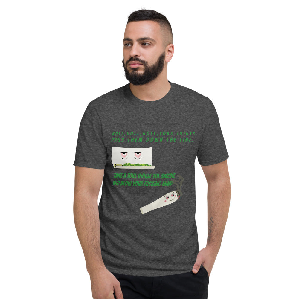 ROLL YOUR JOINT- Unisex Short-Sleeve T-Shirt