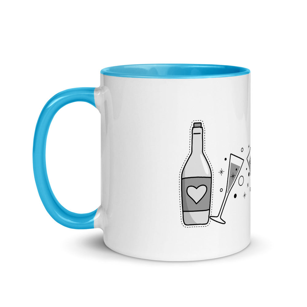 BAD AND BOOZY- Mug with Color Inside