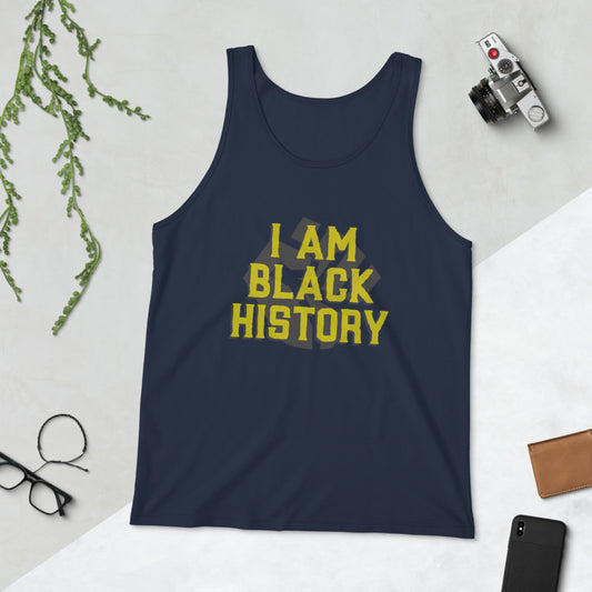 I AM BLACK HISTORY- Unisex Tank Top