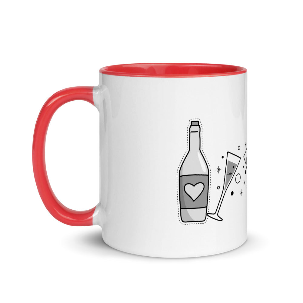 BAD AND BOOZY- Mug with Color Inside