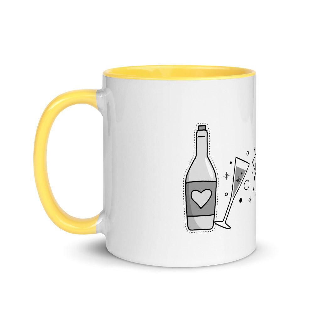 BAD AND BOOZY- Mug with Color Inside