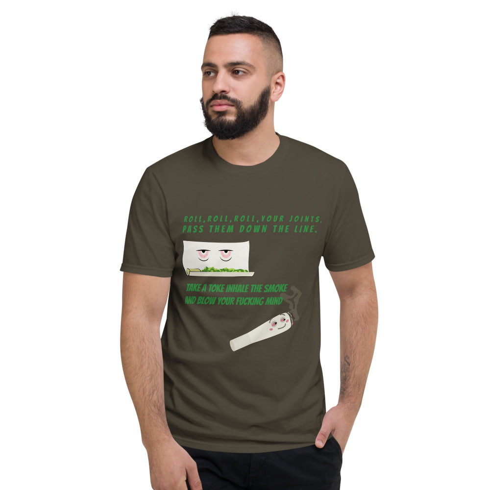 ROLL YOUR JOINT- Unisex Short-Sleeve T-Shirt