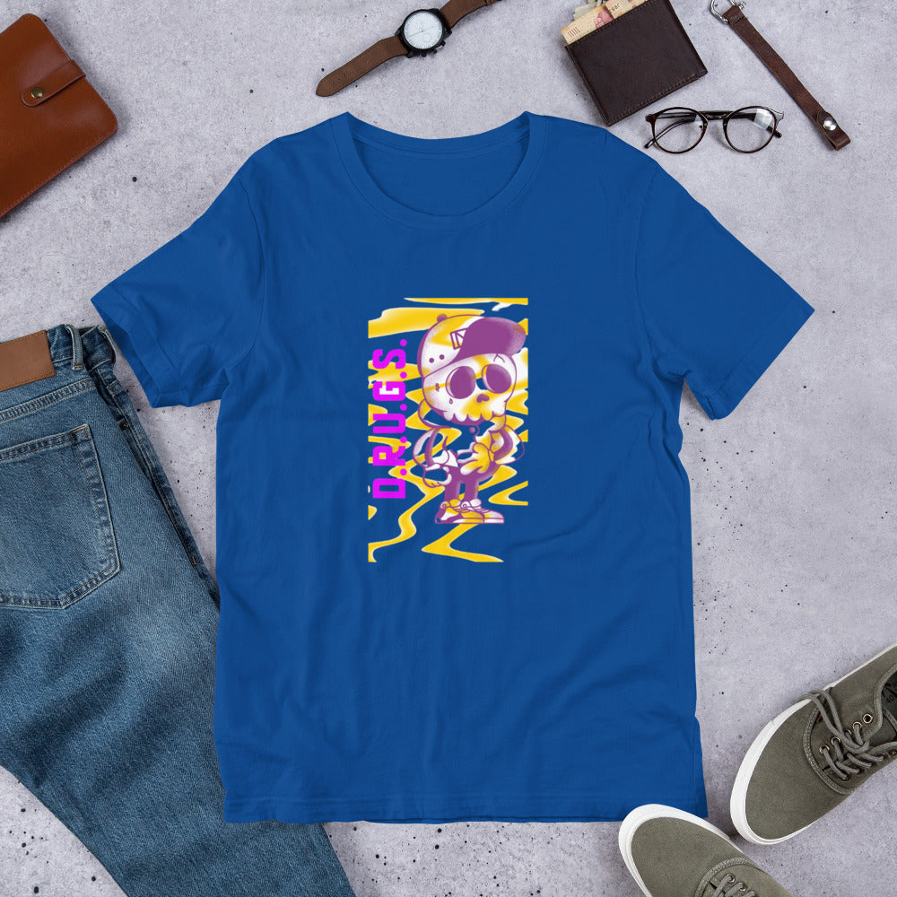 D.R.U.G.S.-Short-Sleeve Unisex T-Shirt