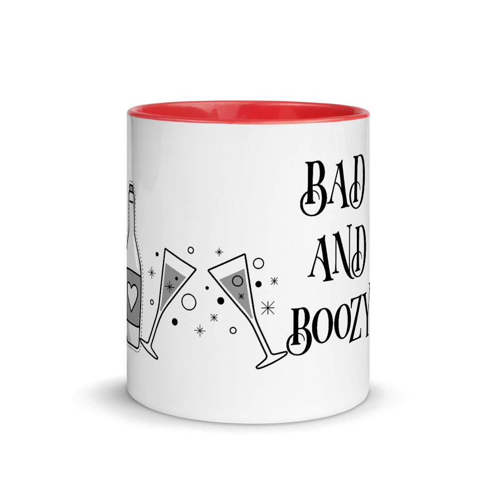 BAD AND BOOZY- Mug with Color Inside
