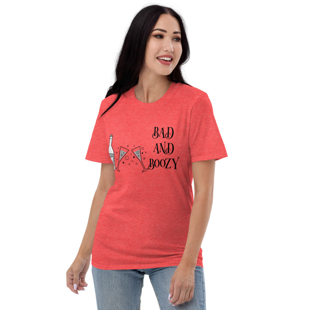 BAD AND BOOZY- Unisex Short-Sleeve T-Shirt