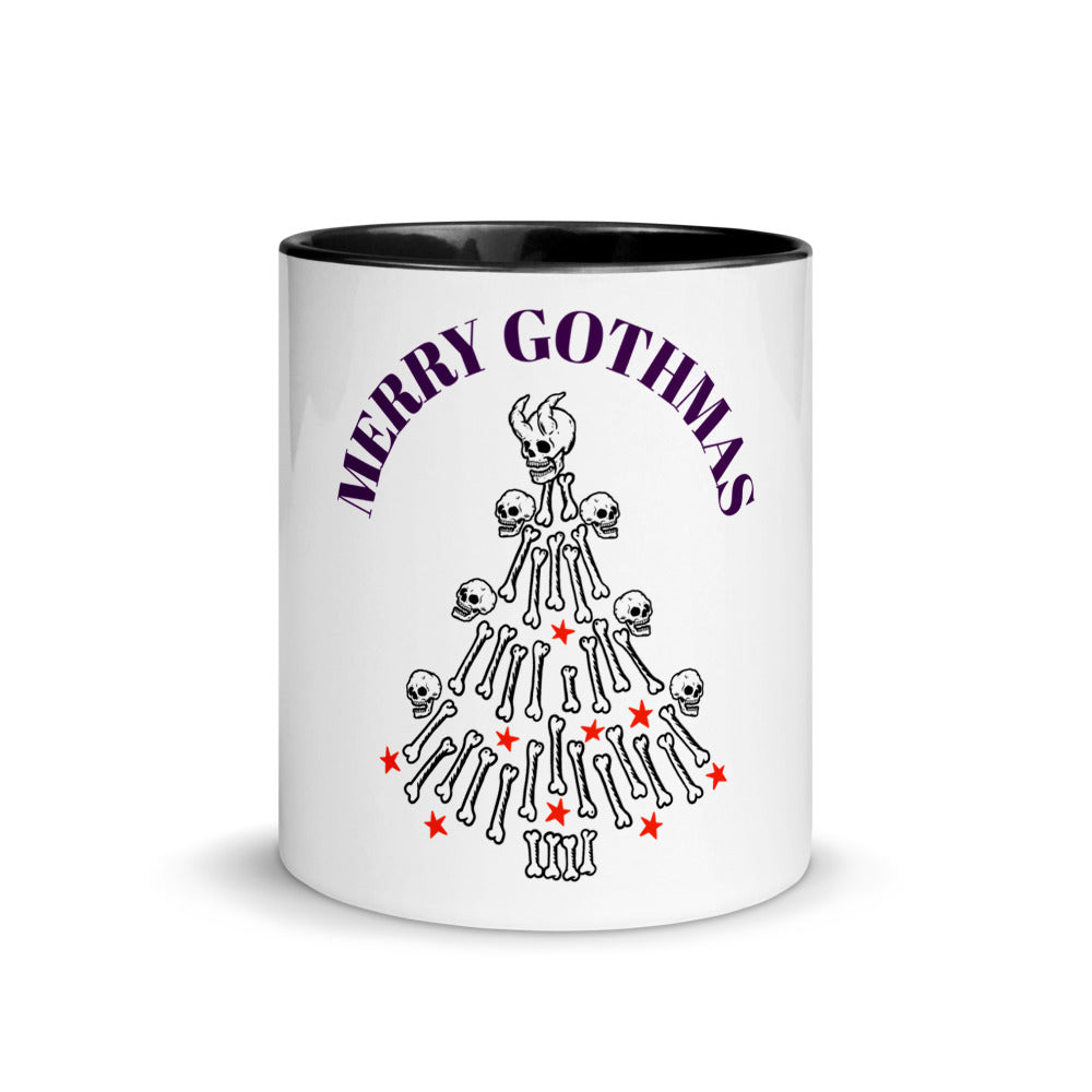 MERRY GOTHMAS- Mug with Color Inside