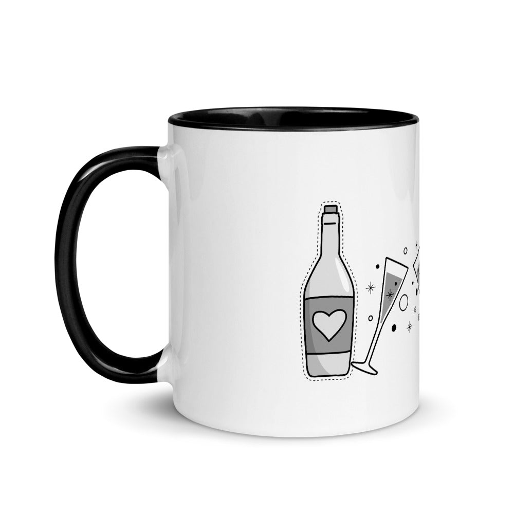 BAD AND BOOZY- Mug with Color Inside