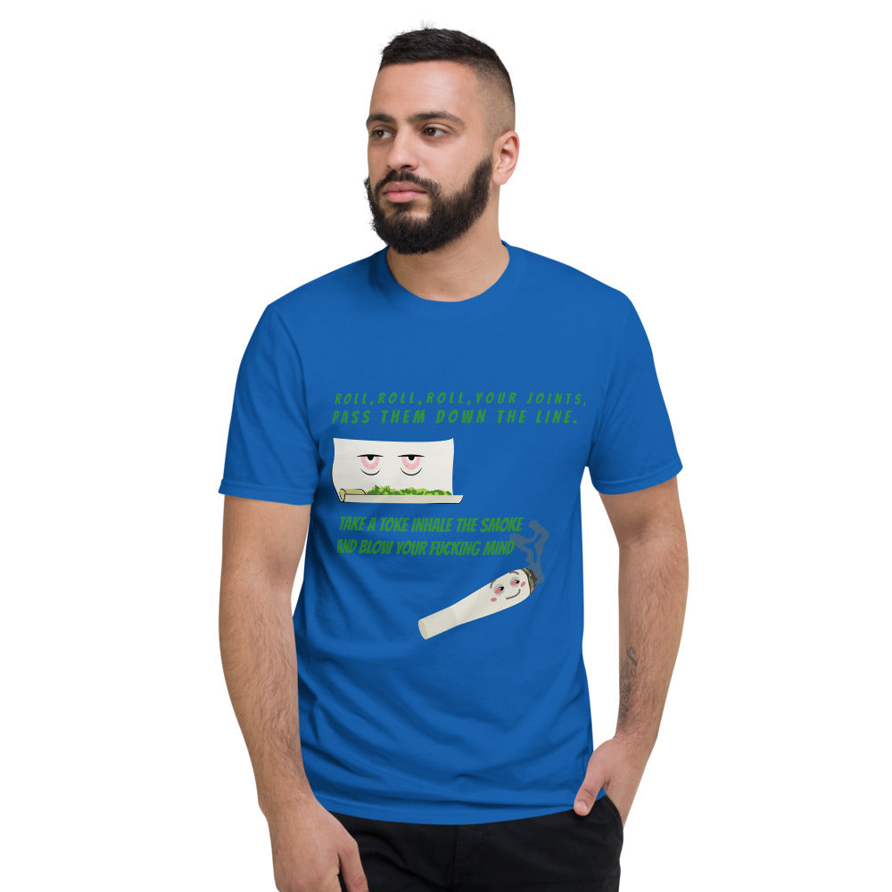 ROLL YOUR JOINT- Unisex Short-Sleeve T-Shirt