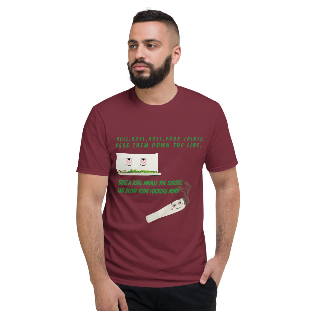 ROLL YOUR JOINT- Unisex Short-Sleeve T-Shirt