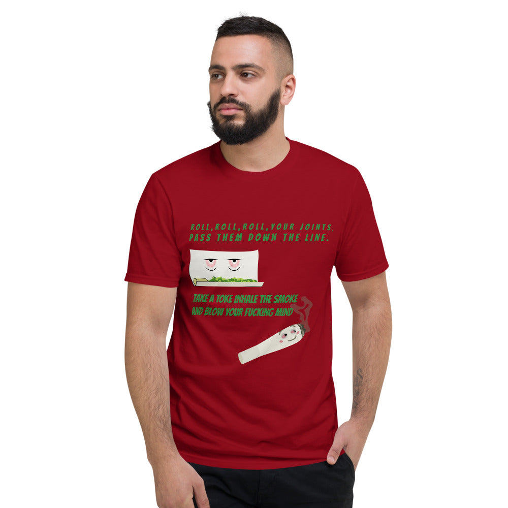 ROLL YOUR JOINT- Unisex Short-Sleeve T-Shirt