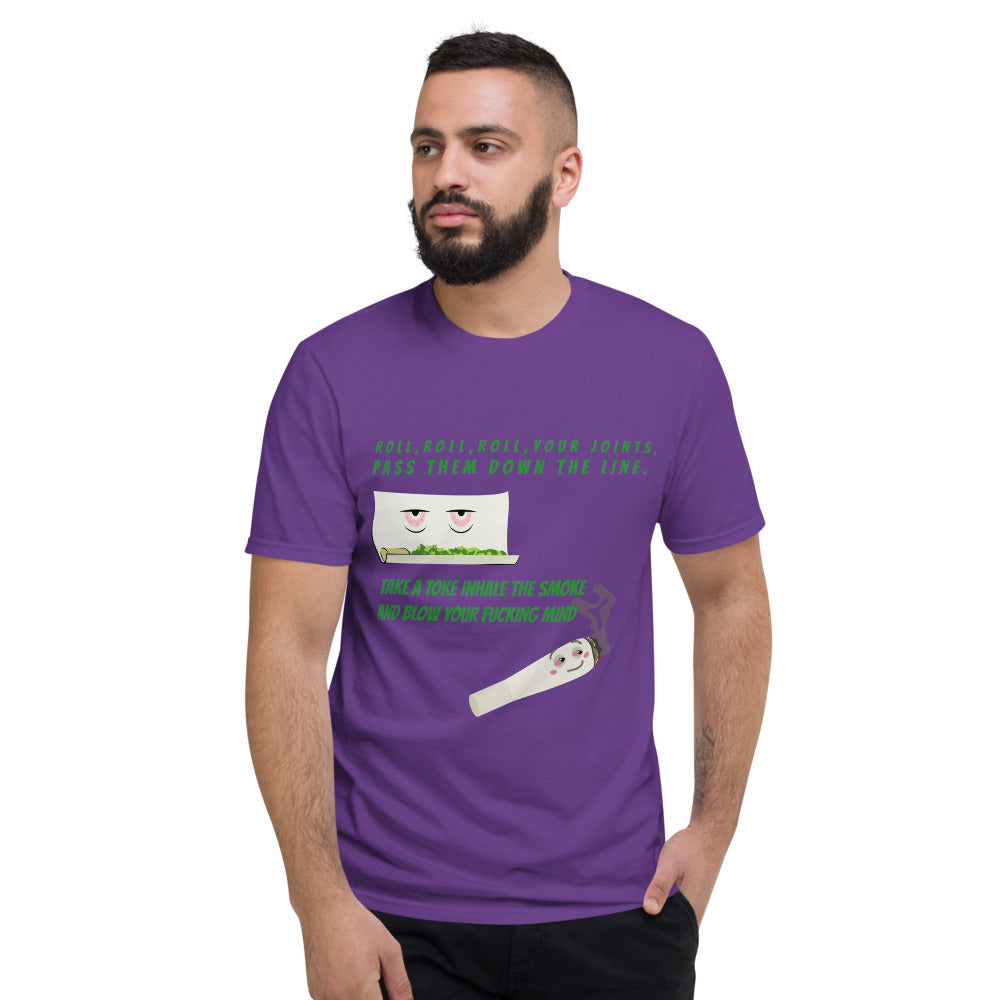 ROLL YOUR JOINT- Unisex Short-Sleeve T-Shirt