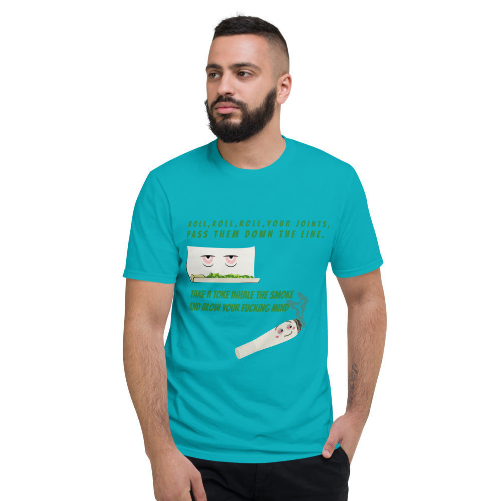 ROLL YOUR JOINT- Unisex Short-Sleeve T-Shirt