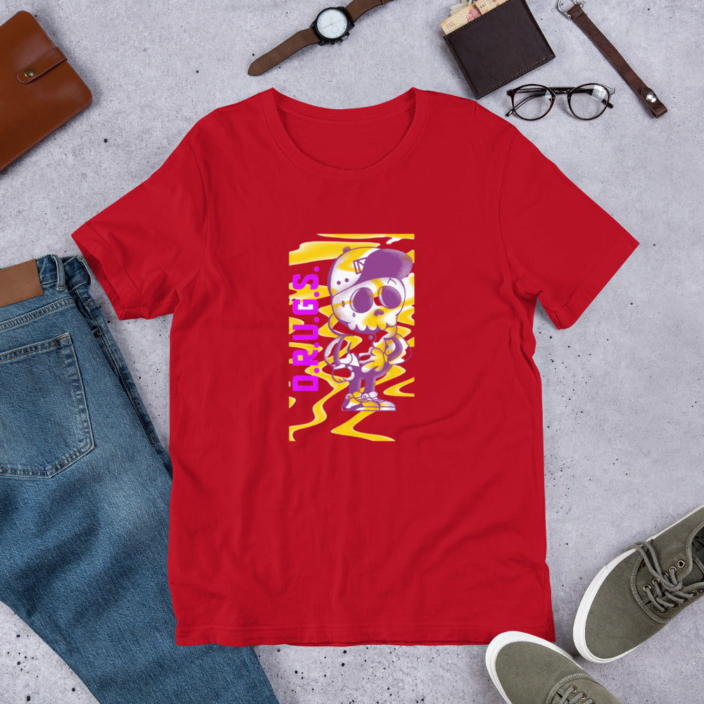 D.R.U.G.S.-Short-Sleeve Unisex T-Shirt