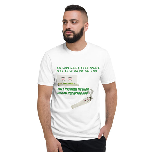 ROLL YOUR JOINT- Unisex Short-Sleeve T-Shirt