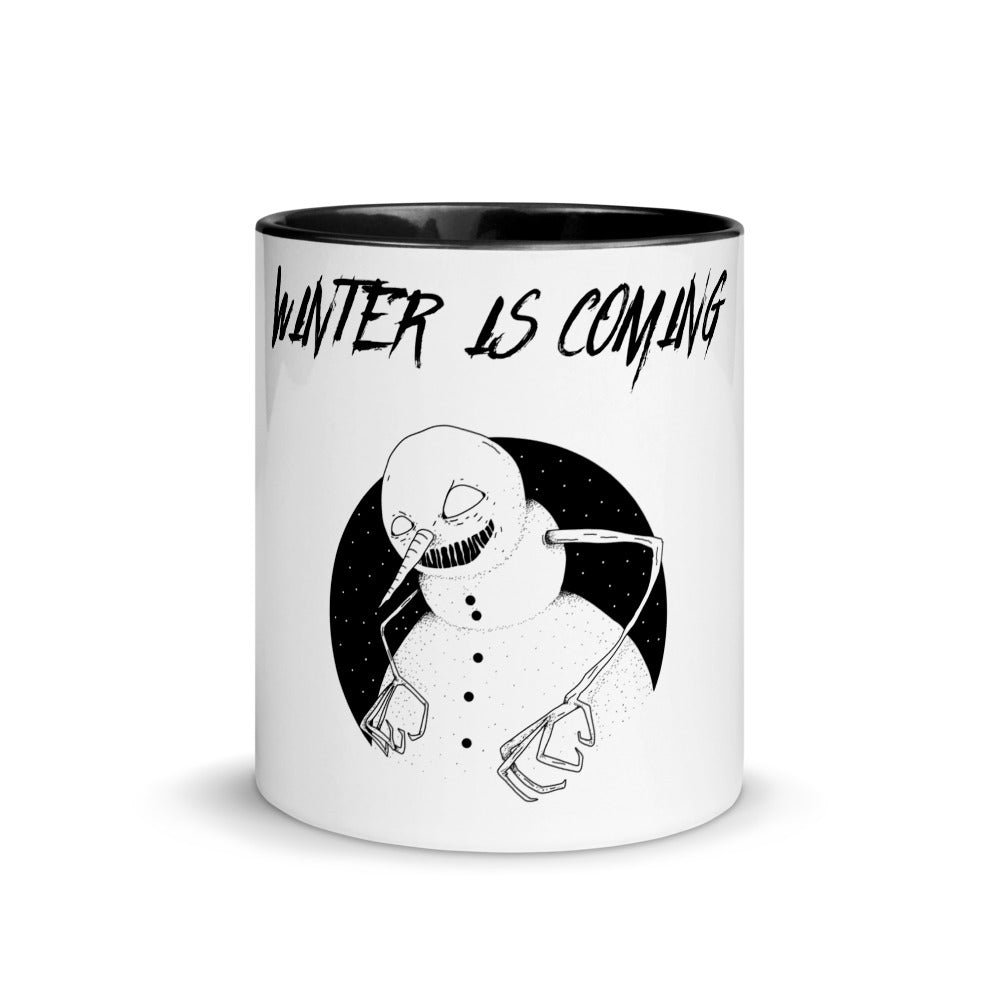 WINTER IS COMING- Mug with Color Inside