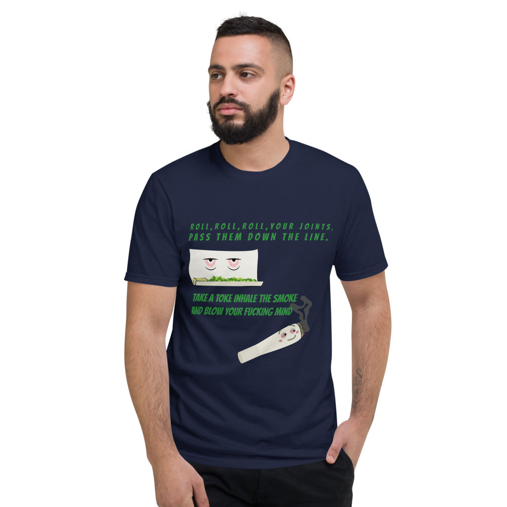 ROLL YOUR JOINT- Unisex Short-Sleeve T-Shirt