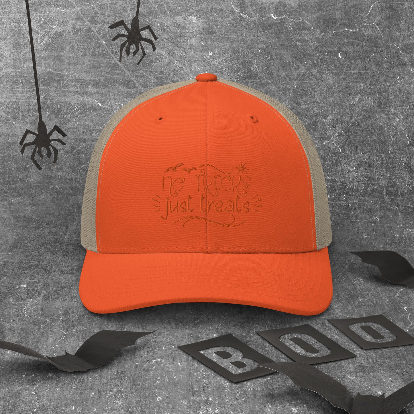NO TRICKS JUST TREATS- Trucker Cap