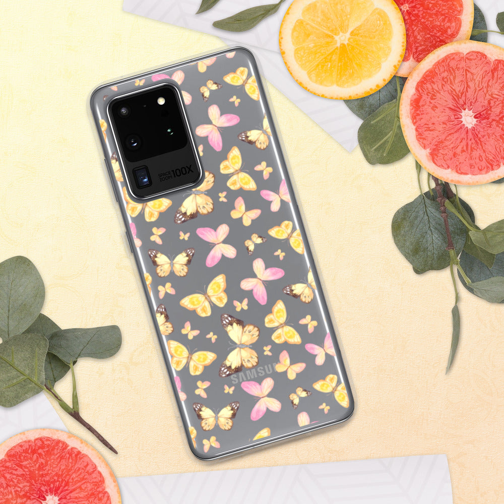 YELLOW BUTTERFLIES- Samsung Case