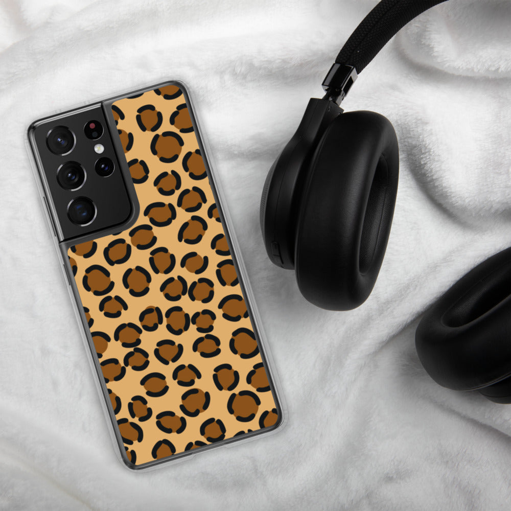 TAN LEOPARD- Samsung Case