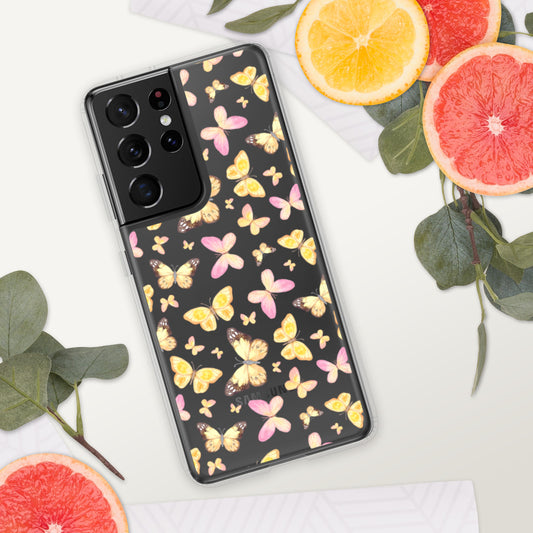 YELLOW BUTTERFLIES- Samsung Case