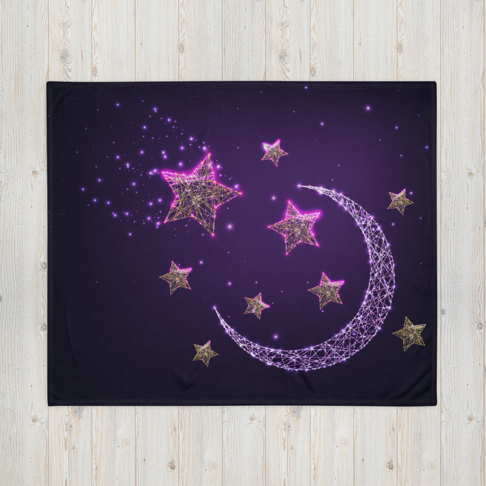 NIGHT OF STARS- Throw Blanket