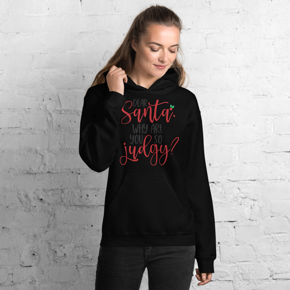 DEAR SANTA, WHY ARE YOU SO JUDGY- Unisex Hoodie