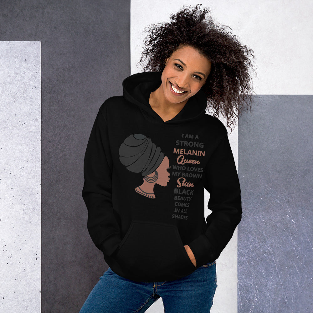 BLACK MELANIN QUEEN- Unisex Hoodie