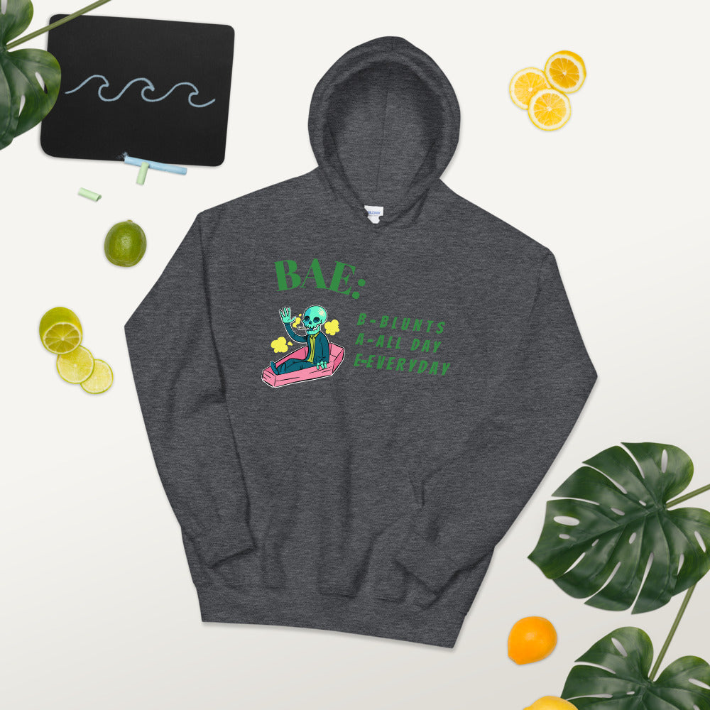 BAE- BLUNTS ALL DAY EVERYDAY- Unisex Hoodie
