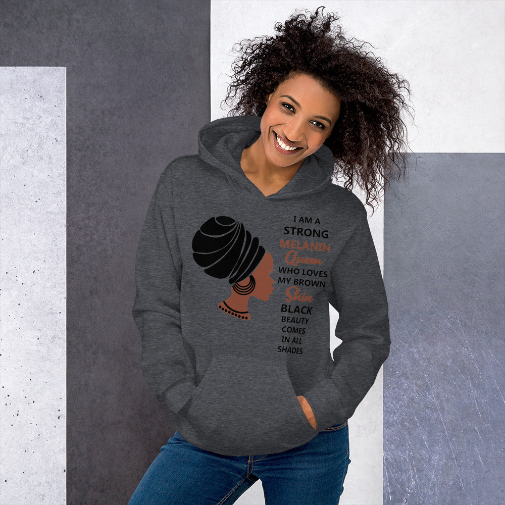 BLACK MELANIN QUEEN- Unisex Hoodie