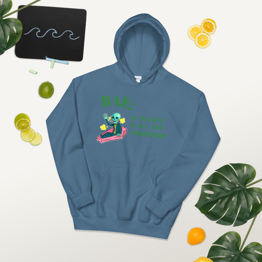 BAE- BLUNTS ALL DAY EVERYDAY- Unisex Hoodie