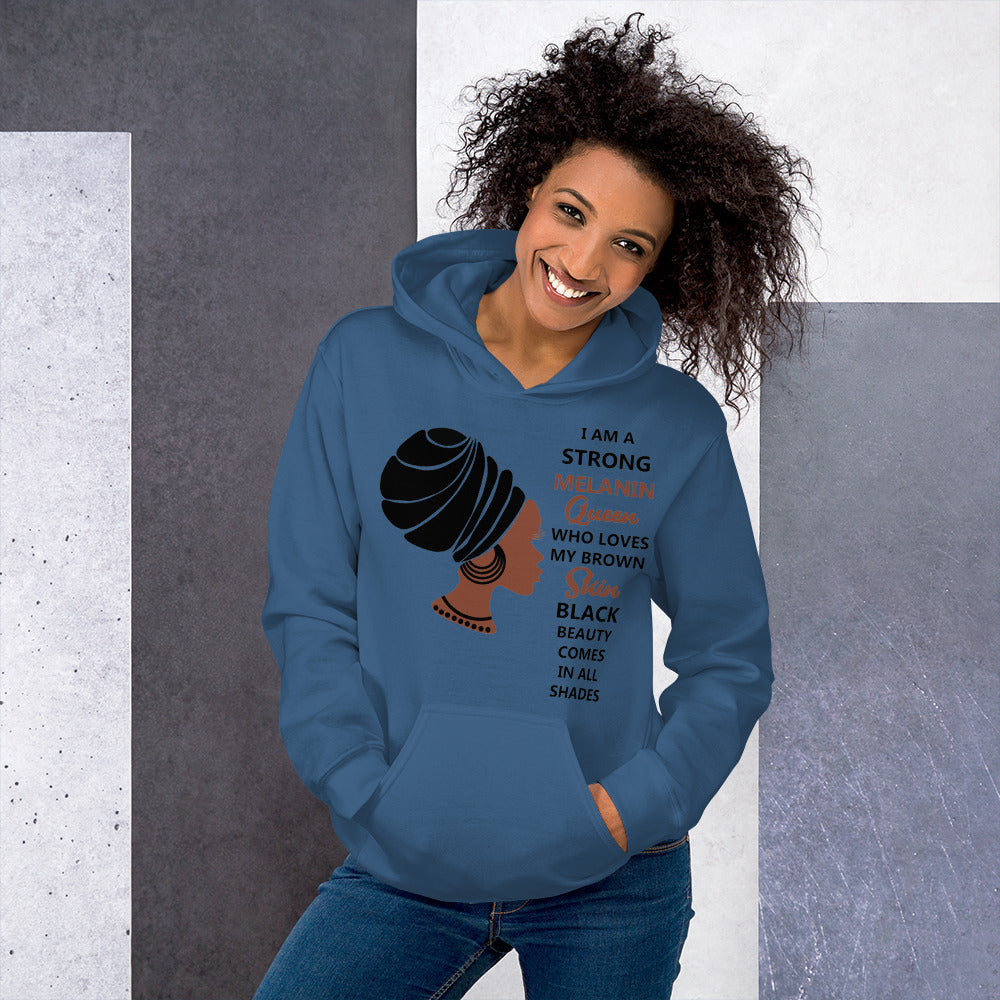 BLACK MELANIN QUEEN- Unisex Hoodie