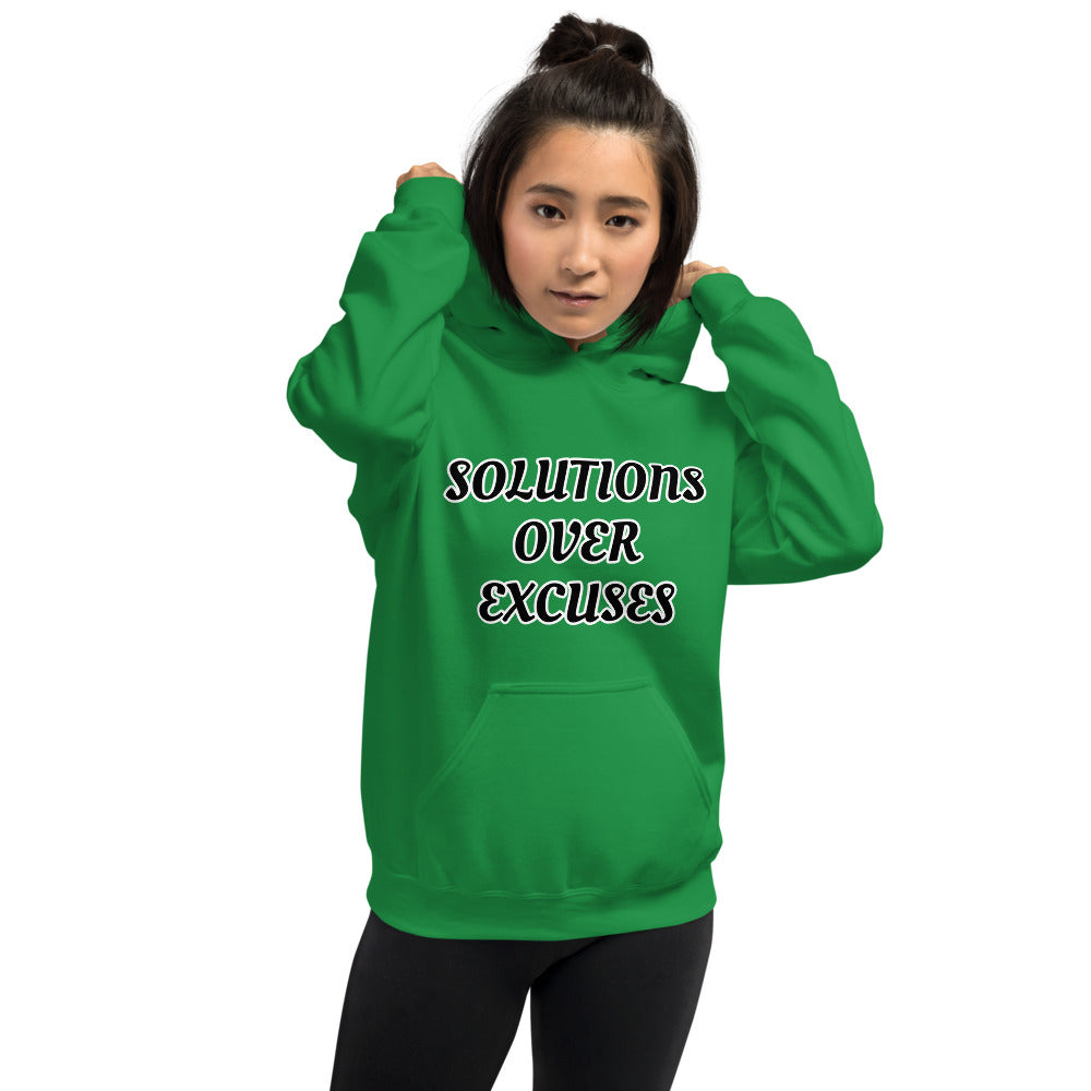 SOLUTIONS OVER EXCUSES- Unisex Hoodie
