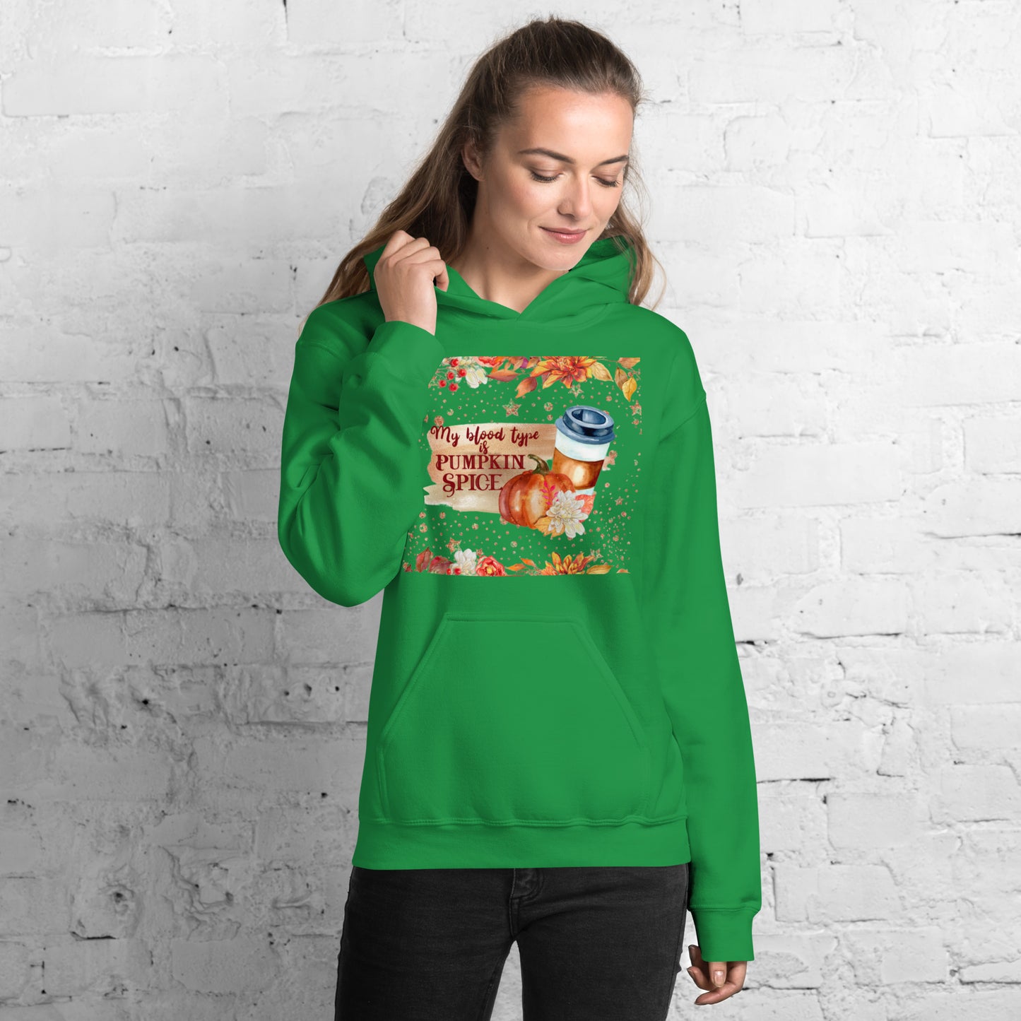 MY BLOOD TYPE IS PUMPKIN SPICE- Unisex Hoodie