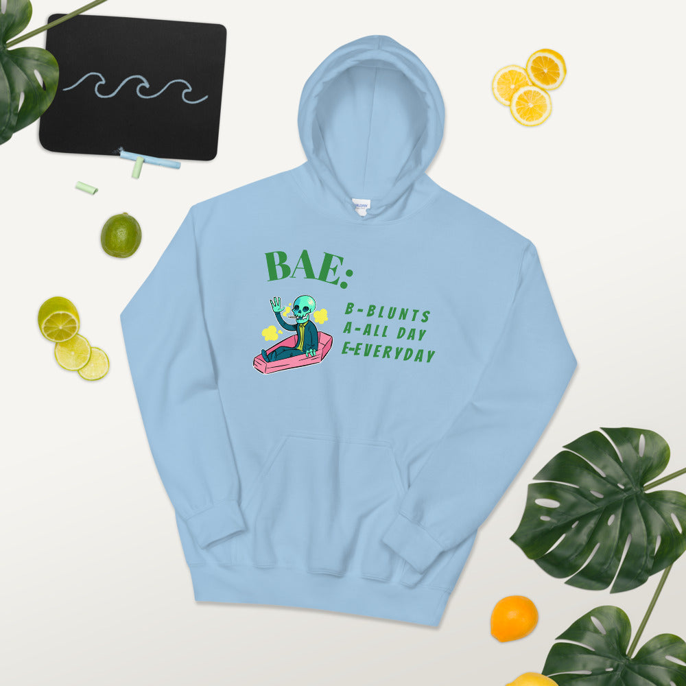BAE- BLUNTS ALL DAY EVERYDAY- Unisex Hoodie