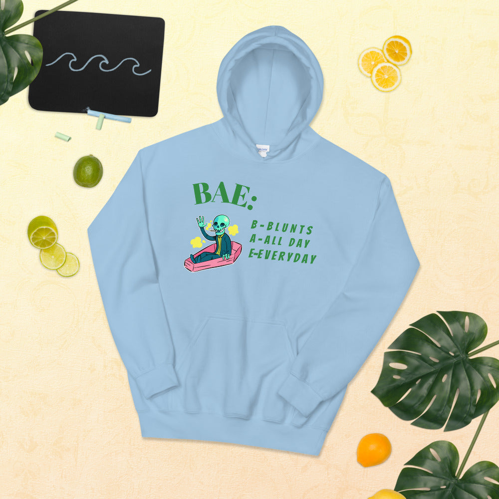 BAE- BLUNTS ALL DAY EVERYDAY- Unisex Hoodie