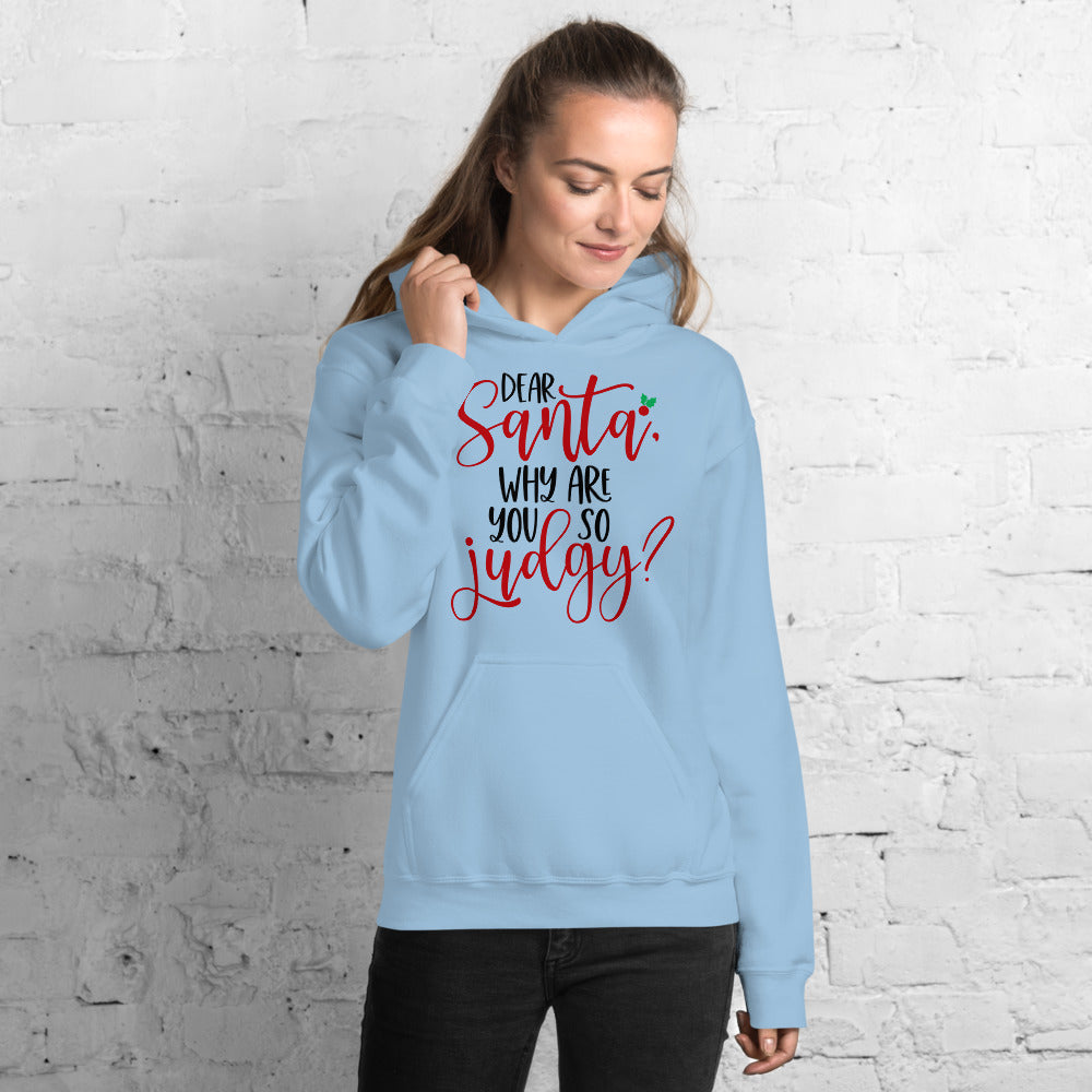 DEAR SANTA, WHY ARE YOU SO JUDGY- Unisex Hoodie