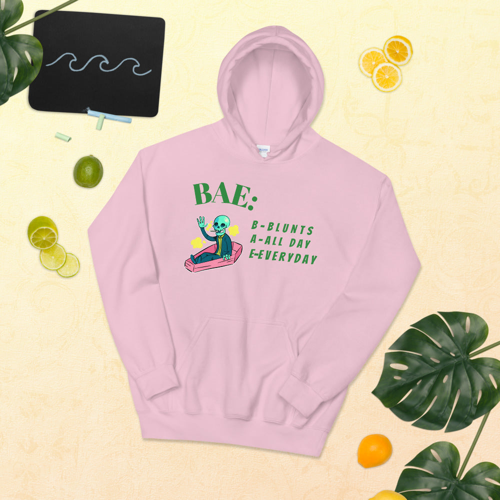 BAE- BLUNTS ALL DAY EVERYDAY- Unisex Hoodie