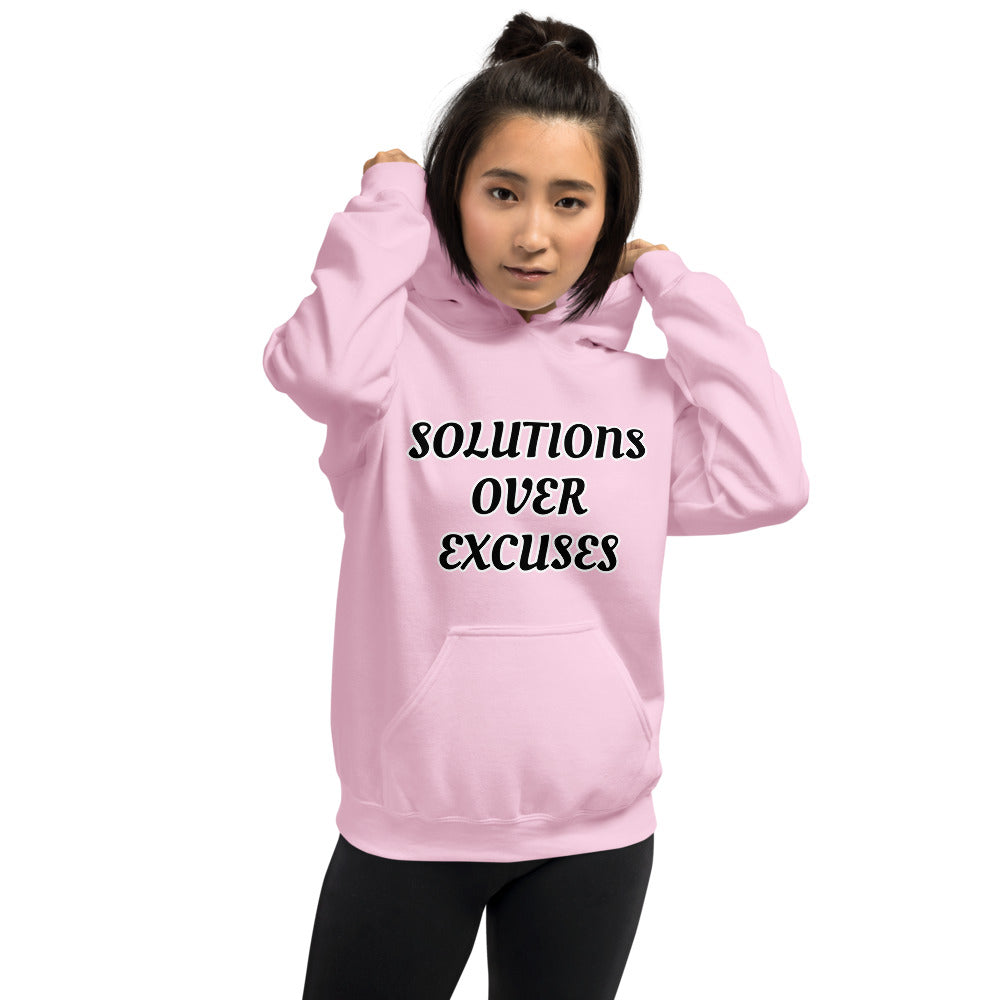 SOLUTIONS OVER EXCUSES- Unisex Hoodie