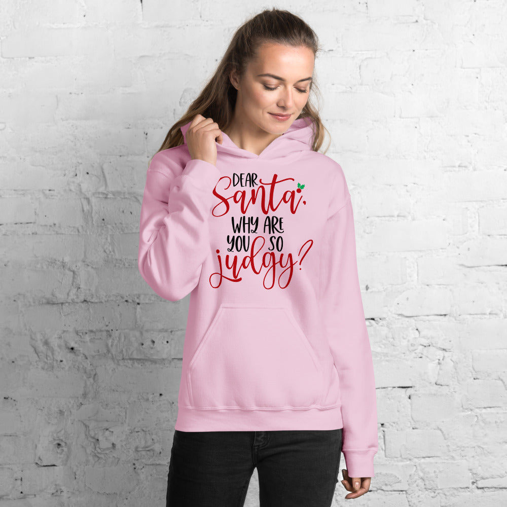 DEAR SANTA, WHY ARE YOU SO JUDGY- Unisex Hoodie