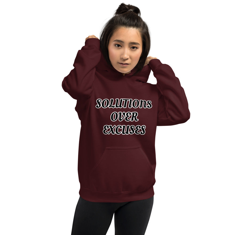 SOLUTIONS OVER EXCUSES- Unisex Hoodie