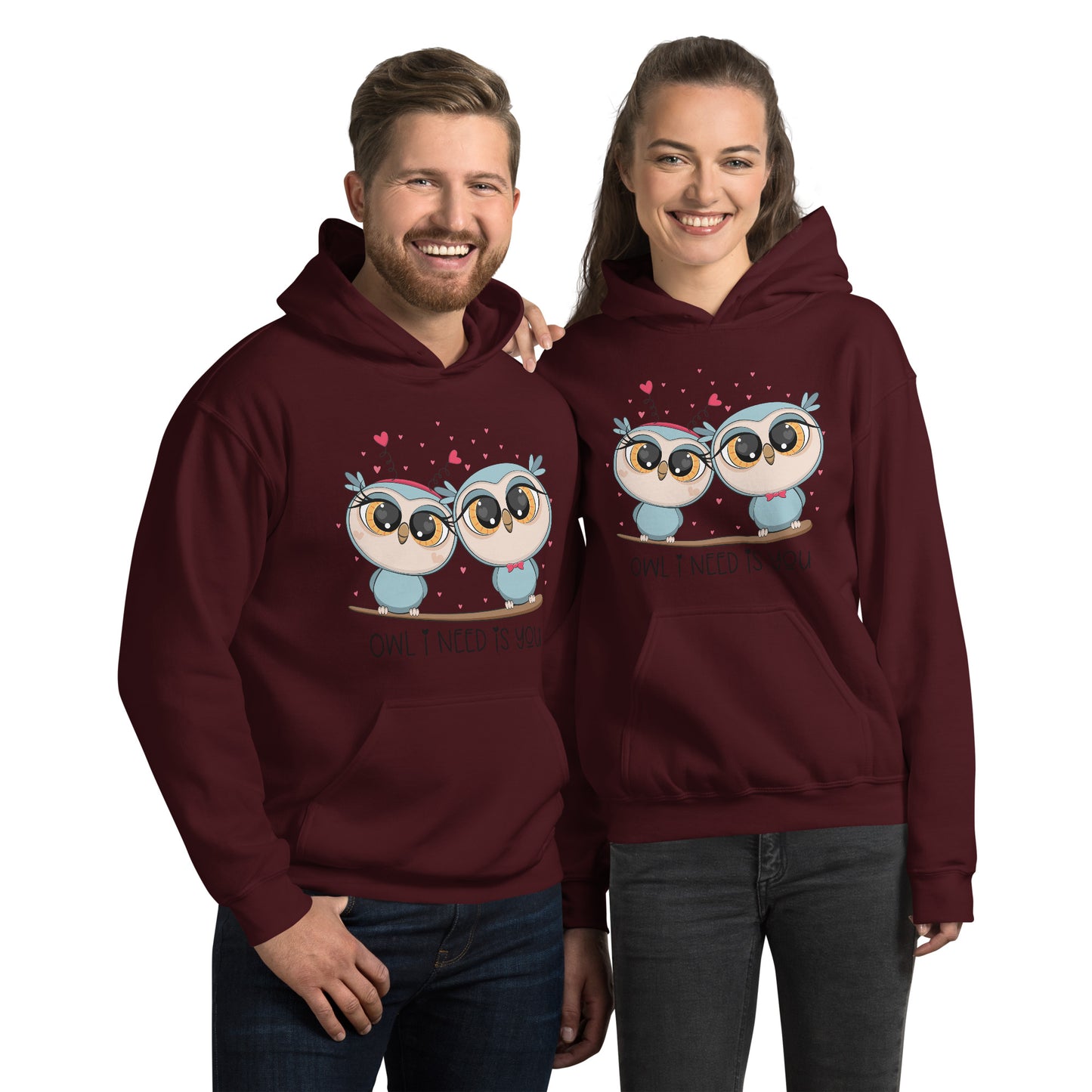 OWL I NEED IS YOU- Unisex Hoodie