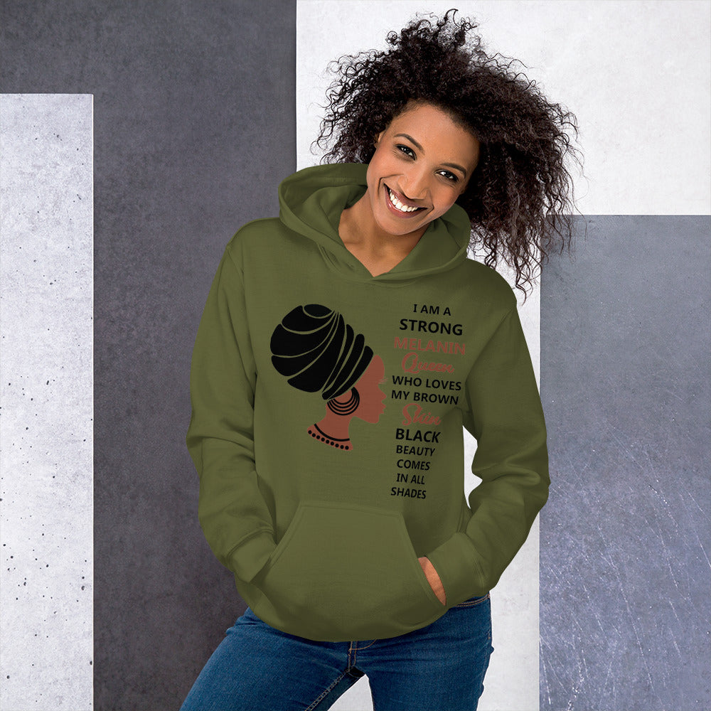 BLACK MELANIN QUEEN- Unisex Hoodie