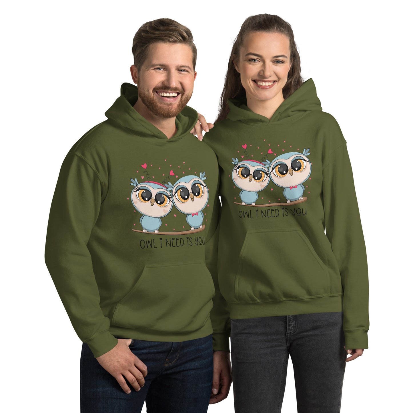 OWL I NEED IS YOU- Unisex Hoodie