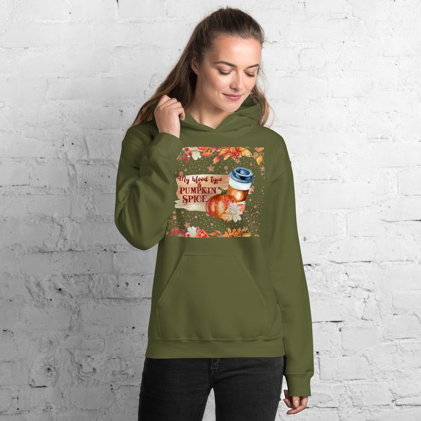 MY BLOOD TYPE IS PUMPKIN SPICE- Unisex Hoodie