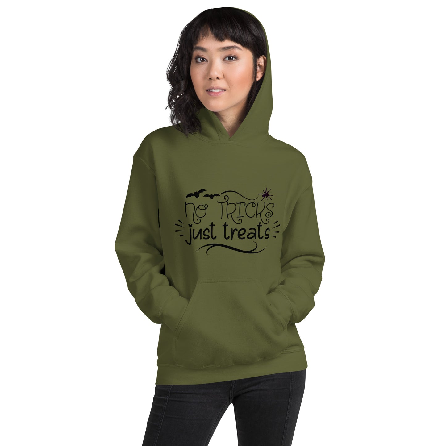 NO TRICKS, JUST TREATS- Unisex Hoodie